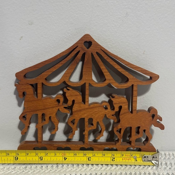 Wooden Carousel Wall Decor - Picture 3 of 5